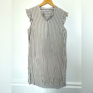 Splendid Women's Shirt Style Sleeveless Dress Striped Size Small